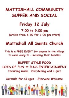 Mattishall Community Supper and Social